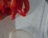 Foto del paso 2 de la receta: Piquece (cubierta de cebolla, pimiento y queso) p/milanesas