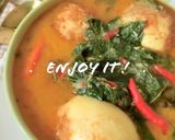 Foto langkah ke 4 dari resep Gulai telur daun singkong.