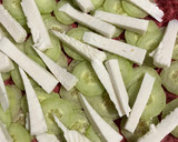 Foto del paso 3 de la receta: Wrap de remolacha con queso fresco, alficoz y anchoas