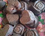 Foto del paso 5 de la receta: Muffins de chocolate y avena rellenos de frutillas