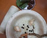 A picture of step 1 of Traditional Indian Medicine or Kadha.