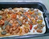 A picture of step 6 of Sheet Pan Pizza.