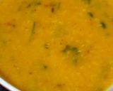 A picture of step 4 of Moong daal.