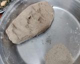 सिंघाड़ा आटा पूरी कद्दू की सब्जी और दही रेसिपी चरण 2 फोटो