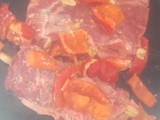 Ojo de Bife con Papas y Batatas !