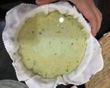 Hình bước làm 5 của món Bánh flan 🍮 vị trà xanh nước dừa