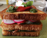 Foto del paso 5 de la receta: Sándwich triple sorpresa