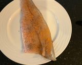 A picture of step 1 of Bronzino with Spicy Orange Sauce.