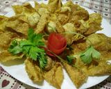 Hình bước làm 5 của món Hoành thánh tôm thịt