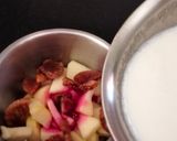 A picture of step 2 of Apple Fig Smoothie Bowl.