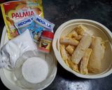 Foto langkah ke 1 dari resep Bolu kukus tape singkong ekonomis.