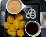 A picture of step 4 of Aloo Bhajiya.