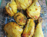 Foto del paso 11 de la receta: Pollo asado en bolsa al horno con curry vindaloo hingú con papas
