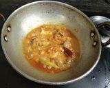A picture of step 3 of Aar fish recipe with mustard paste.