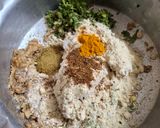 A picture of step 2 of Yam cutlet.