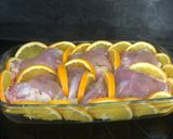 Une image de l'étape 3 de Poulet au four mariné en jus d’orange.