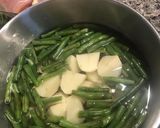 Foto del paso 1 de la receta: Muslos de pollo guisados con papas y ejotes