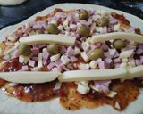 Foto del paso 3 de la receta: Pizza arrollada rellena