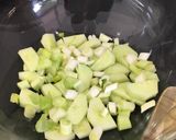 Foto del paso 2 de la receta Ensalada de pollo, aguacate, pepino y papaya