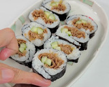 Foto langkah ke 5 dari resep Sushi Beef Teriyaki 🥓.