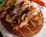 Foto del paso 3 de la receta: Brochetas de Cachetitos de Abadejo