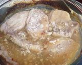 A picture of step 9 of My Lazy Pork Steaks with Apple and Sweet Chilli.