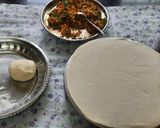 A picture of step 5 of Vegetables schezwan momos.