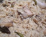 A picture of step 6 of Chicken pulao.