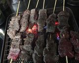A picture of step 3 of Beef Skewers.