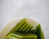 A picture of step 6 of Pandan and Mung Bean Steamed Layer Cake (Bánh da lợn).