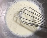 A picture of step 2 of Bhapa Doi / Steamed Yoghurt.