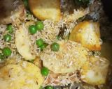 A picture of step 8 of Tahri or spicy pulav.