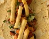 A picture of step 3 of Chicken tikka wrap.