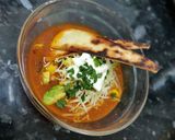 A picture of step 11 of Texas Tortilla Soup.
