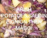 A picture of step 1 of Potatoes pie.