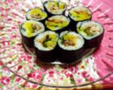 A picture of step 15 of Easy and Delicious Beef Mixed Sushi.