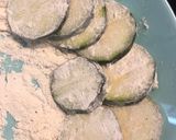 A picture of step 3 of Air Fryer Fried Zucchini.