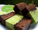 Foto langkah ke 9 dari resep 344. Lapis Putih Telur Kopi-Matcha.