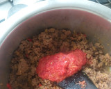 A picture of step 4 of Minced Meat n Egg#Theme Challenge.