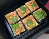 ขนมปังหน้าหมูไข่เค็ม ใช้หม้อทอดไร้น้ำมัน วิธีทำสูตร 3 รูป