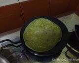 A picture of step 6 of Palak ki Roti.