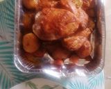 Foto del paso 5 de la receta: Pollo relleno Al horno con patatas