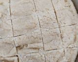 A picture of step 5 of Kaju katli.