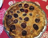 Une image de l'étape 9 de Tarte aux pêches de vigne et noix de coco.