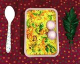 A picture of step 4 of Vegetable Poha.