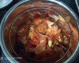 A picture of step 4 of Shahi Matar Paneer Masala.