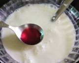 A picture of step 3 of Rose lassi.