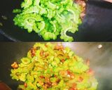 Gambar langkah 3 resipi 苦瓜炒肉.