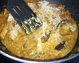 A picture of step 6 of Mutton roghan josh rice.