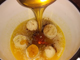Plátano con nueces y canela